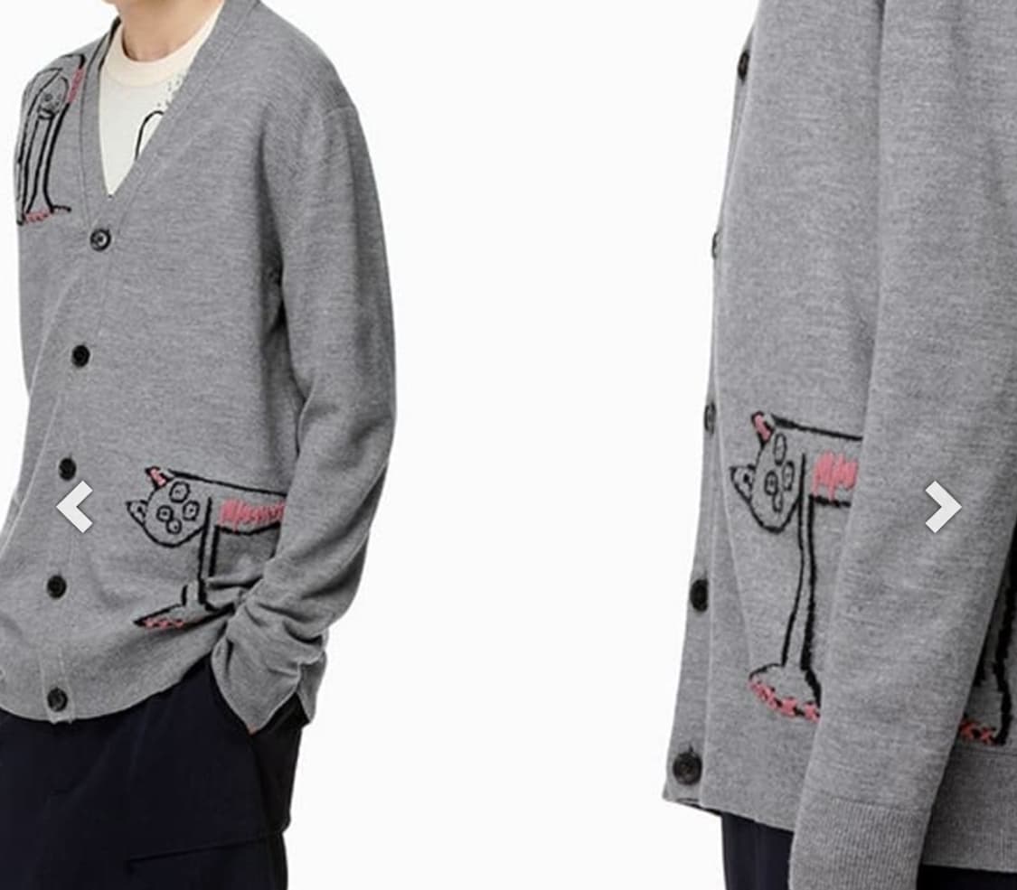 (택포) 시스템 X 권철화 콜라보 가디건 100 B138 상품이미지2