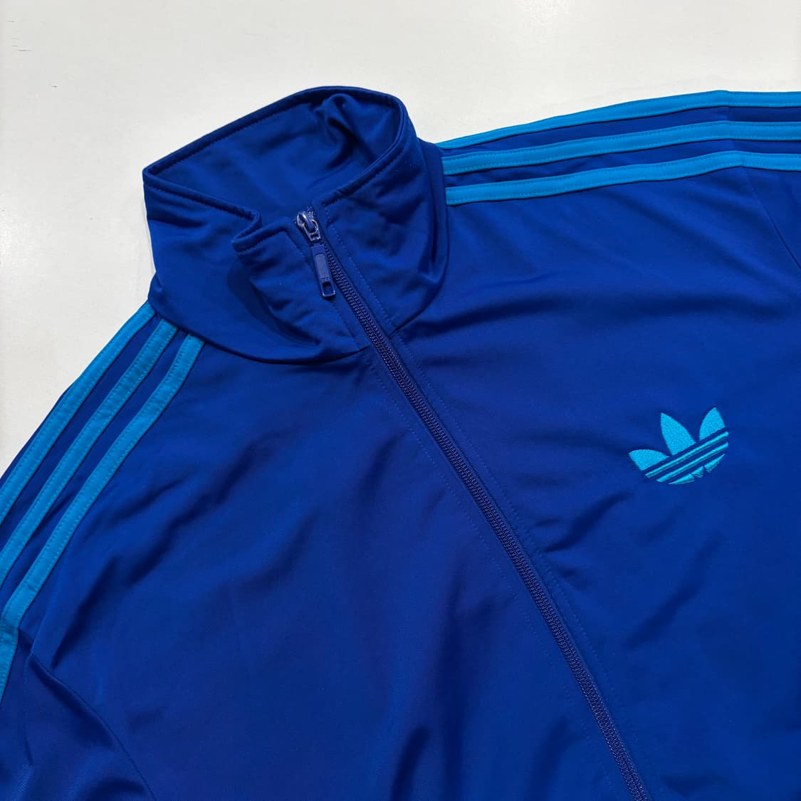 [110] 12s 아디다스 파이어버드 트랙탑 져지 블루 하늘 C465 상품이미지3