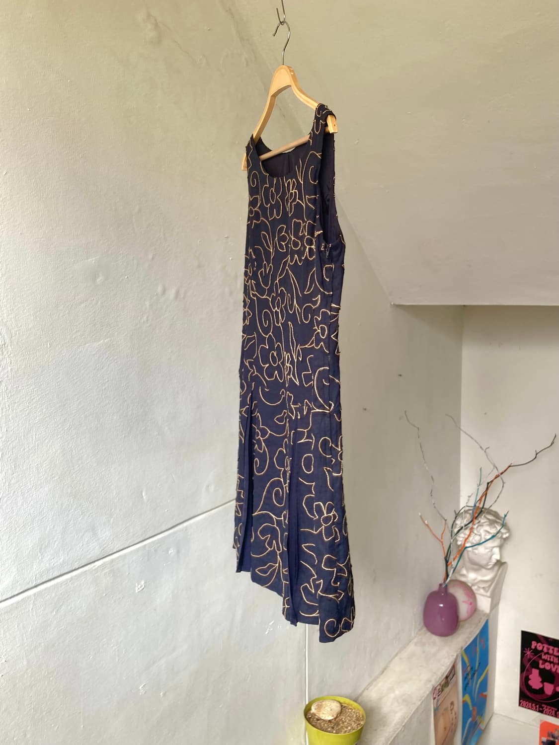 플리츠 디테일 플라워 원피스 상품이미지5