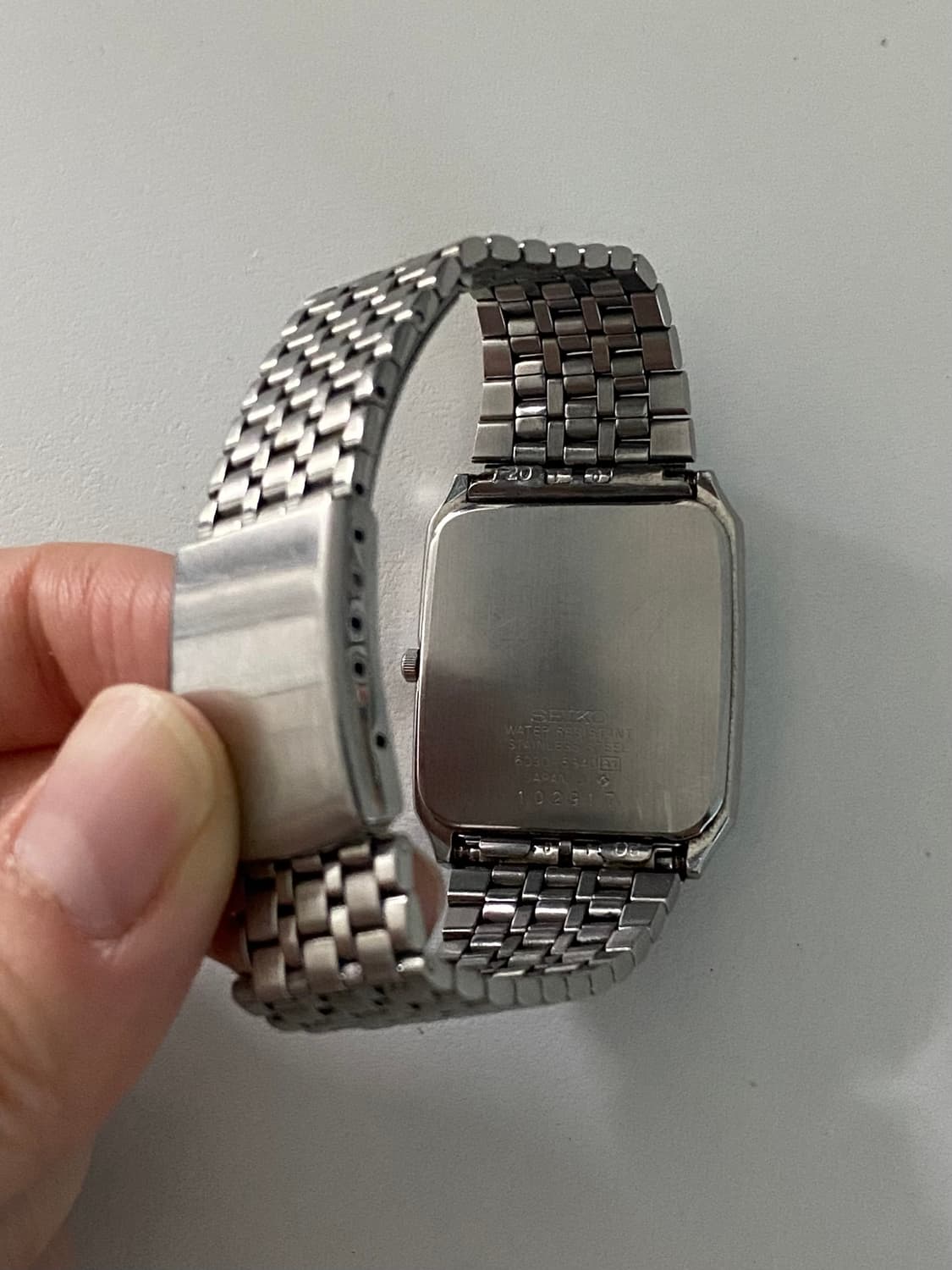 Seiko 세이코 쿼츠 스퀘어 상품이미지4