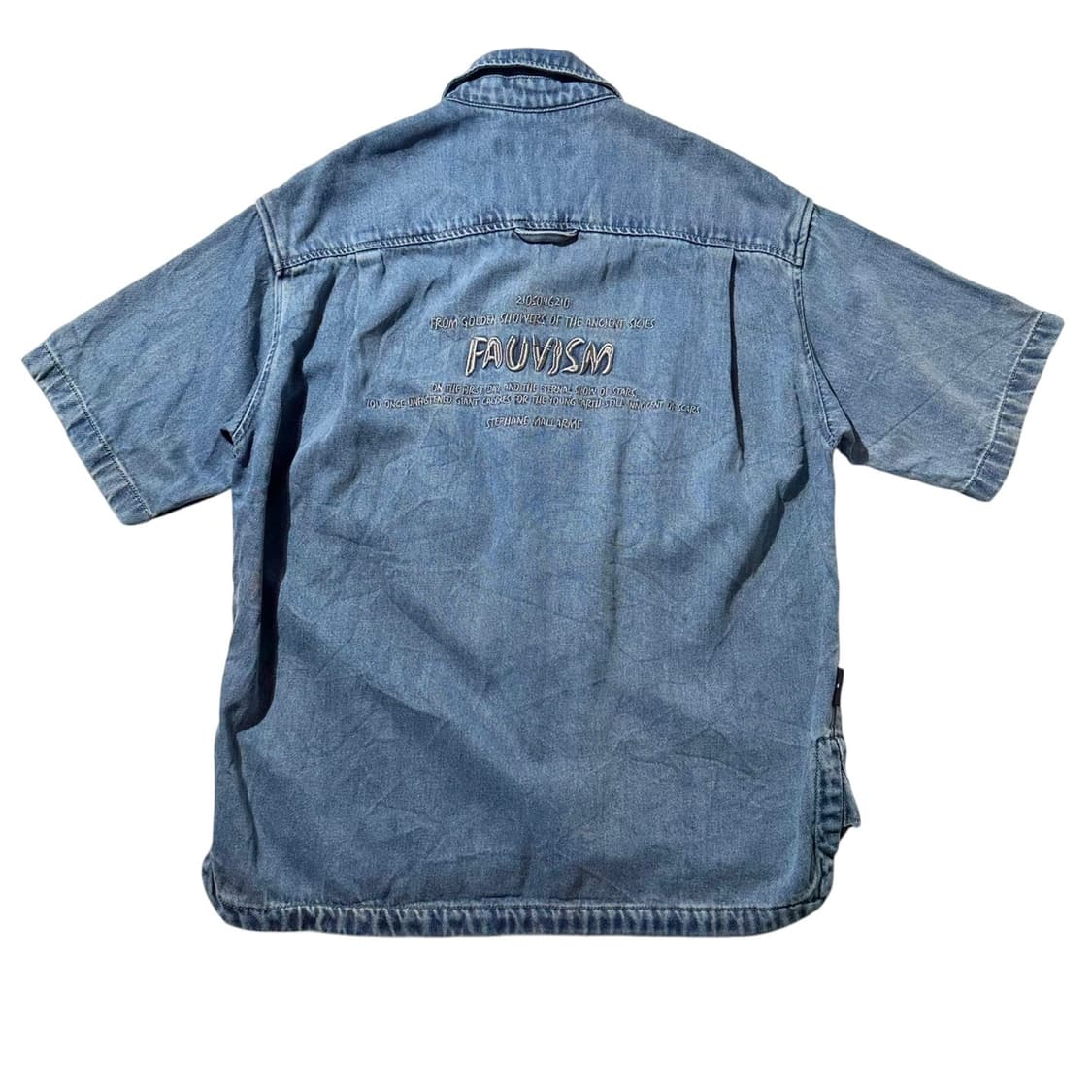 25ss 지오송지오 데님 반팔 셔츠 상품이미지1