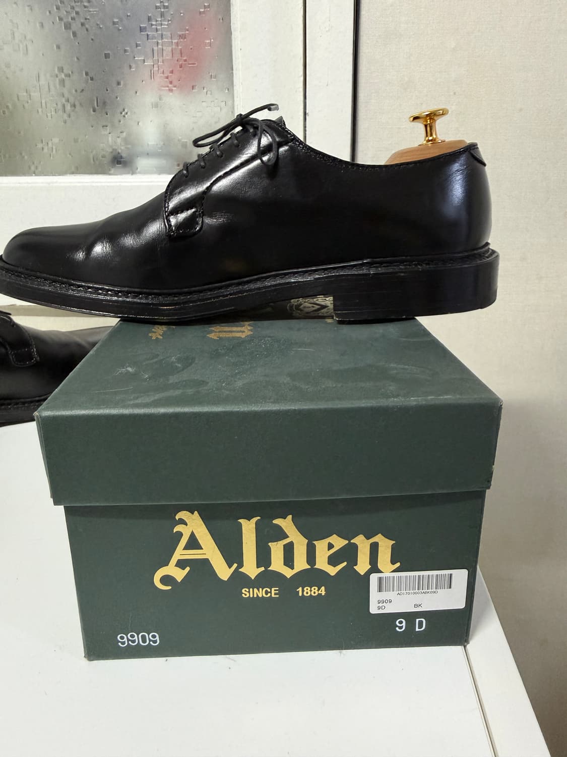 Alden 9909 / 9.0D / 카프 / 블랙 / 알든 상품이미지8