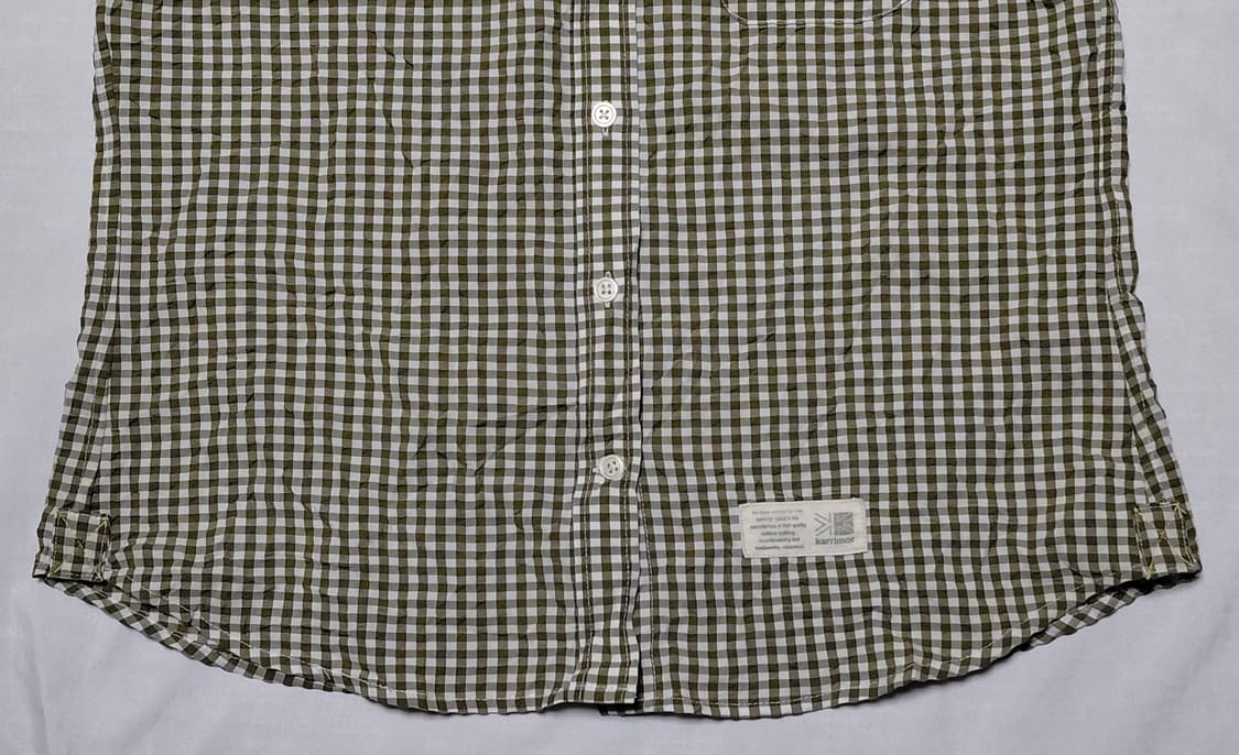 [여성/M] 카리머(Karrimor) 일본라인 베니 깅엄 체크 반팔 셔츠 상품이미지3