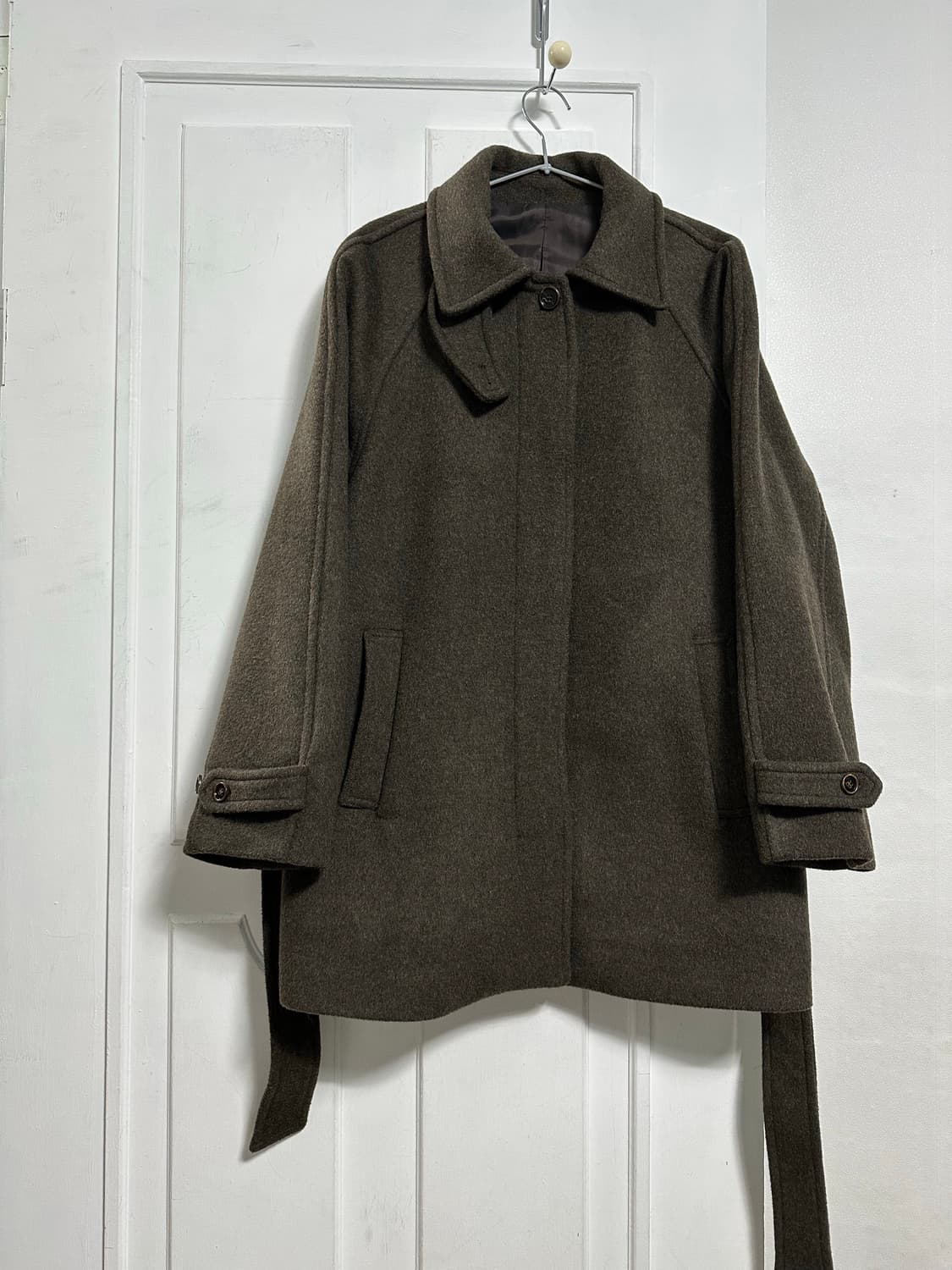 유스 벨티드 하프 코트 상품이미지1