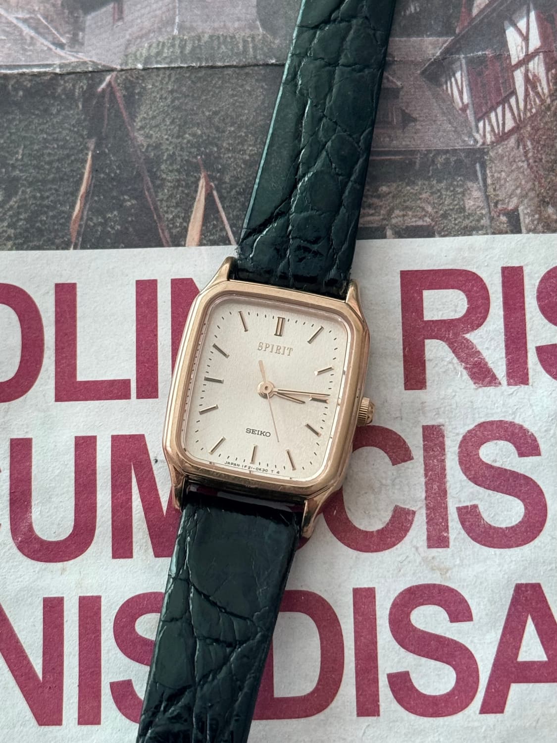 세이코 Seiko SPRIT 쿼츠 스퀘어 상품이미지1