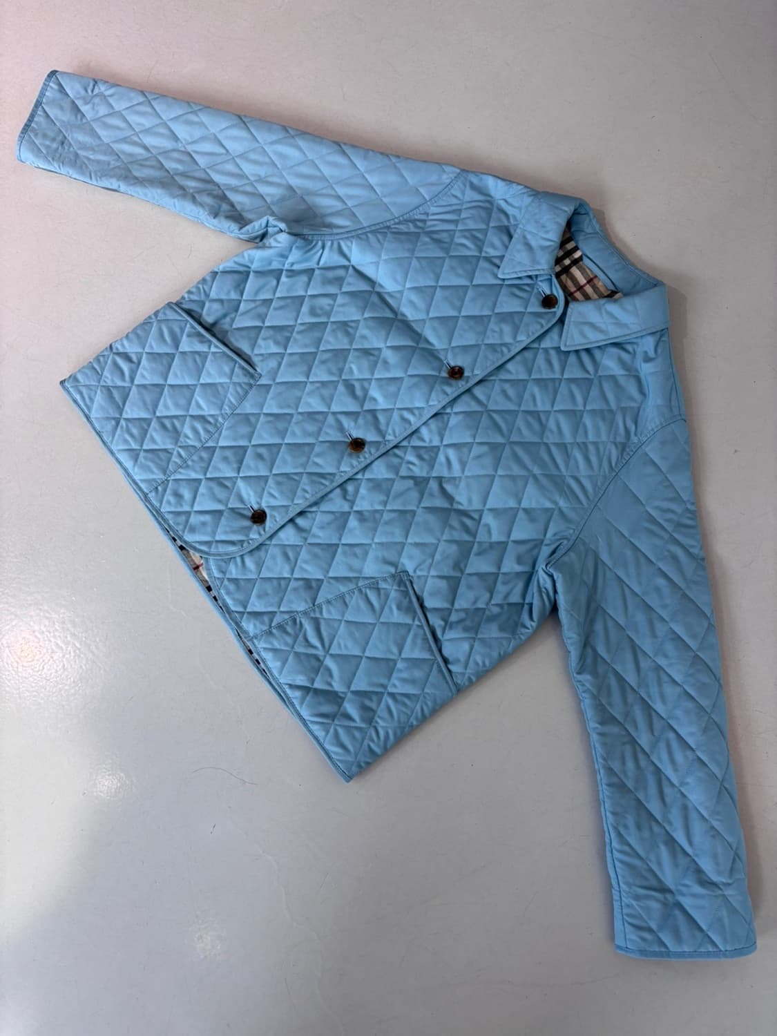 Vintage Burberry Quilting Junper 상품이미지3