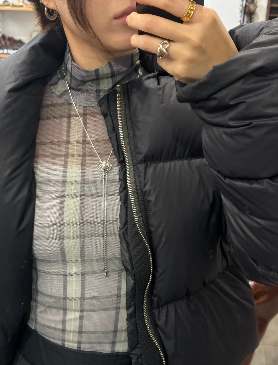 Vintage pearl bolo tie💕 상품이미지6