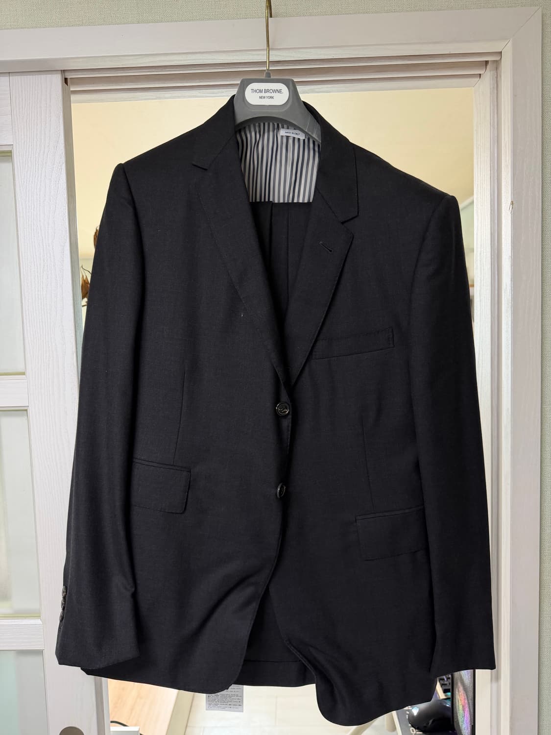 [3,4,5] 톰브라운 클래식 수트 미드그레이 차콜 ,로우라이즈 슬랙스 상품이미지3