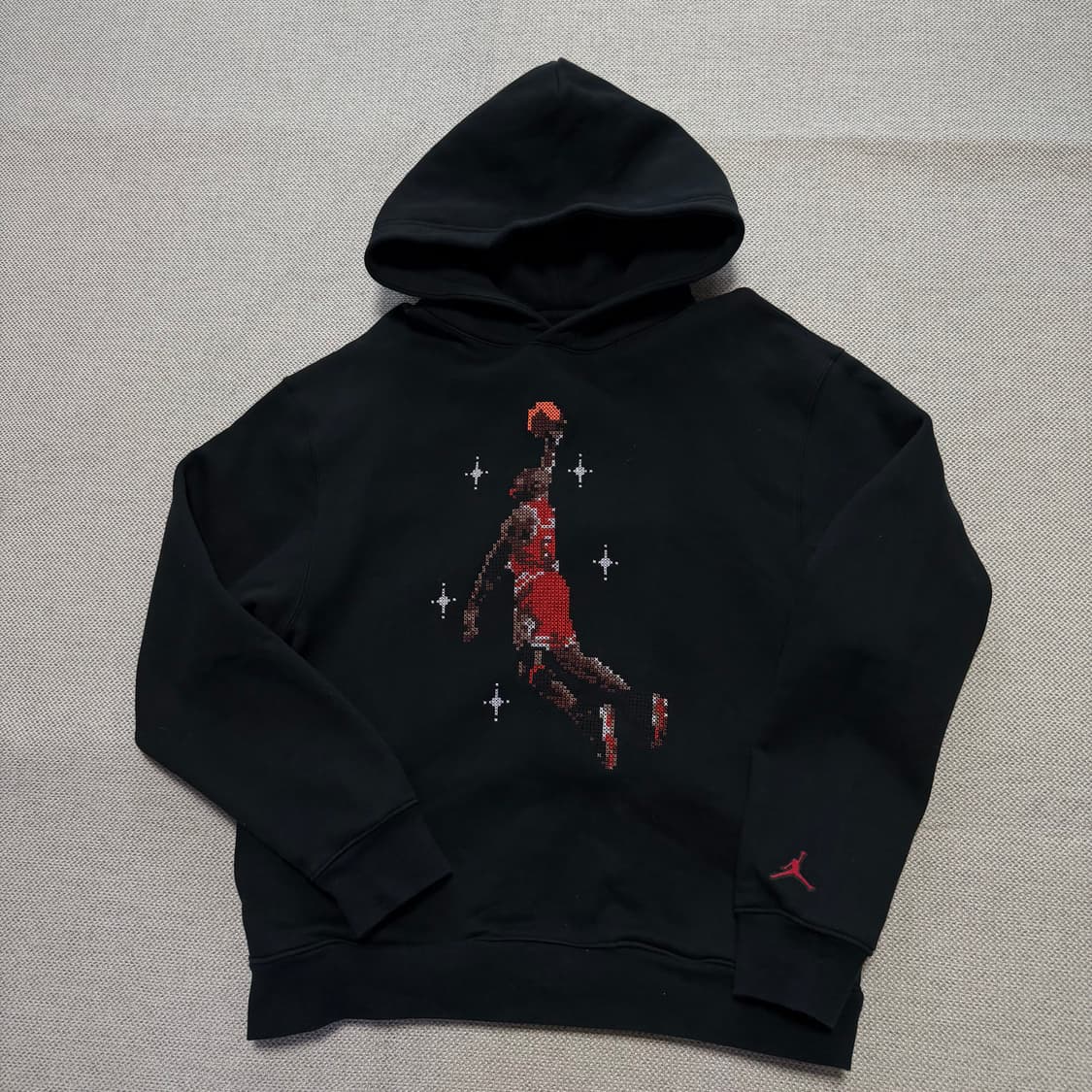 조던 점프맨 자수 후드티 상품이미지1