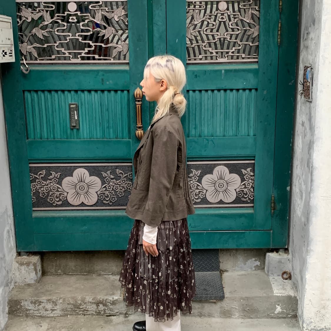 아네스베 시스루 스커트 상품이미지5