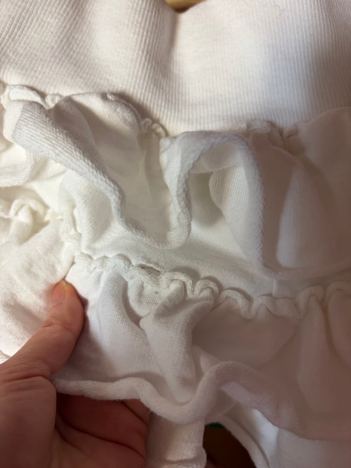 스젠 Lace Top + low-waist frill skirt 세트 상품이미지5