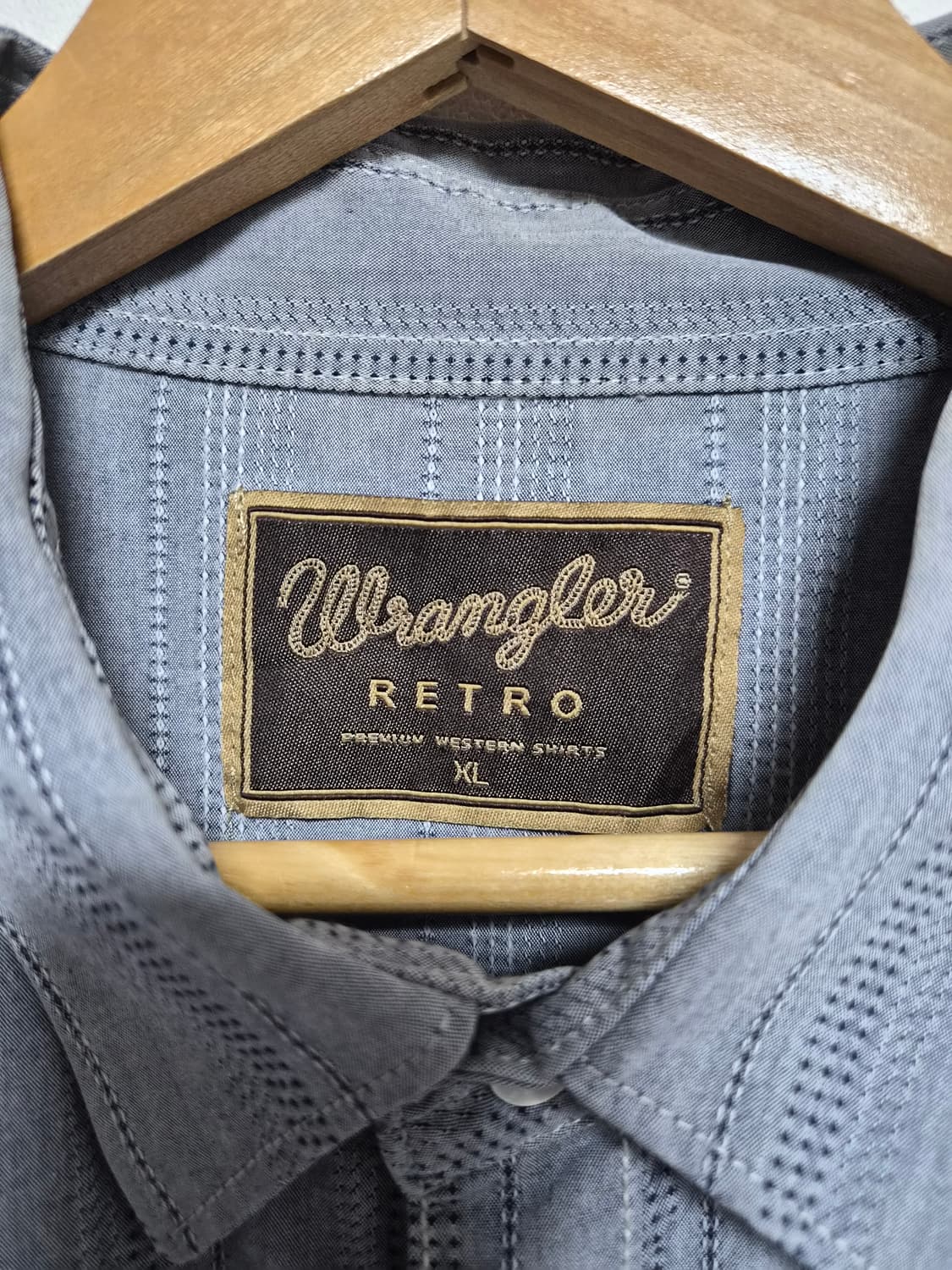 랭글러Wrangler 레트로 웨스턴 셔츠 XL - S365 상품이미지4