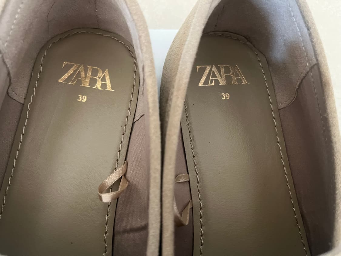 자라 스웨이드 로퍼 39 상품이미지6