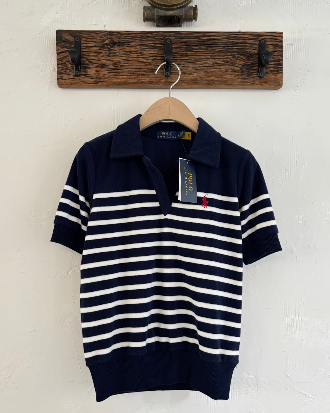 [새상품] Polo 폴로 랄프로렌 단가라 카라 니트 상품이미지1