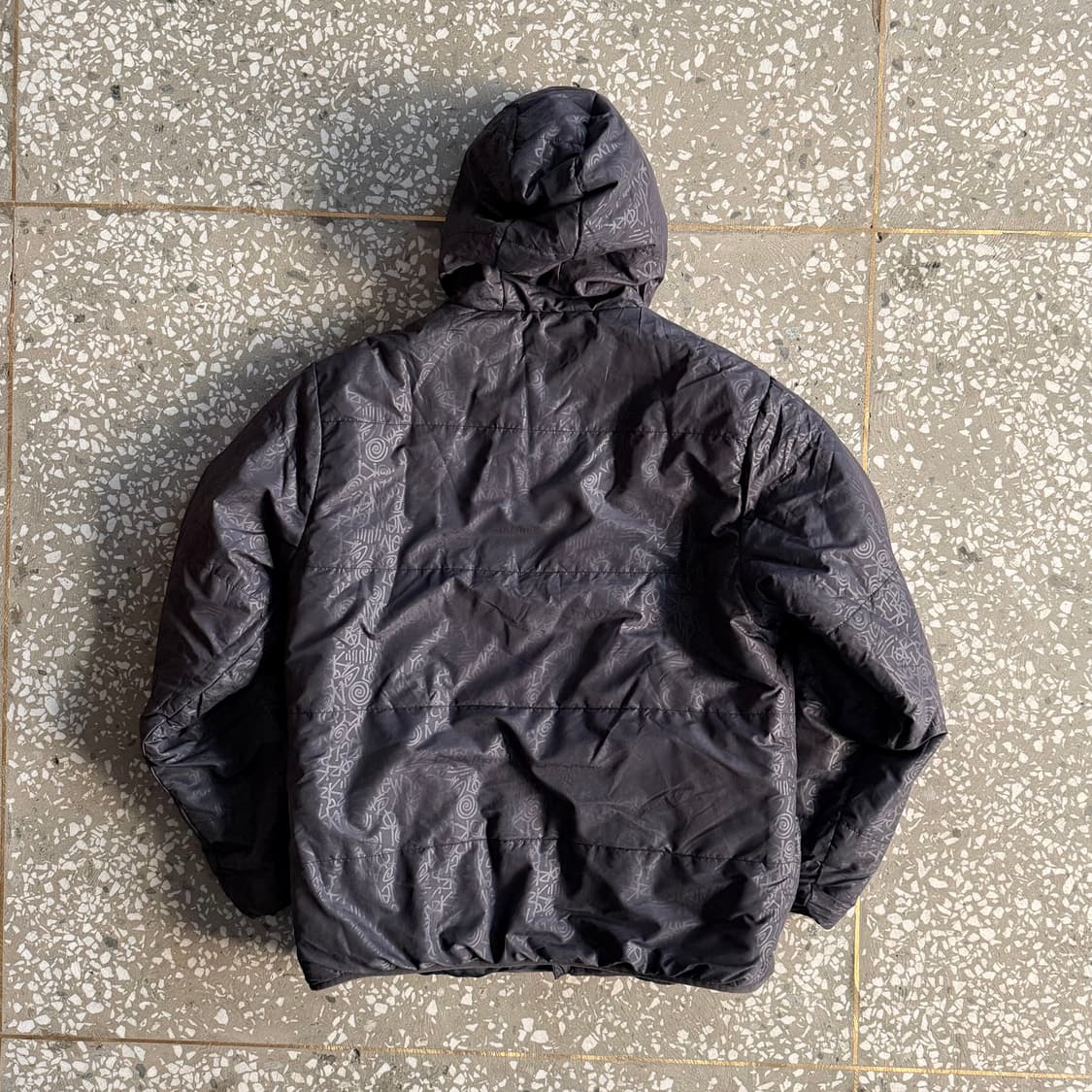 00s 올드 스투시 리버서블 패딩 상품이미지3