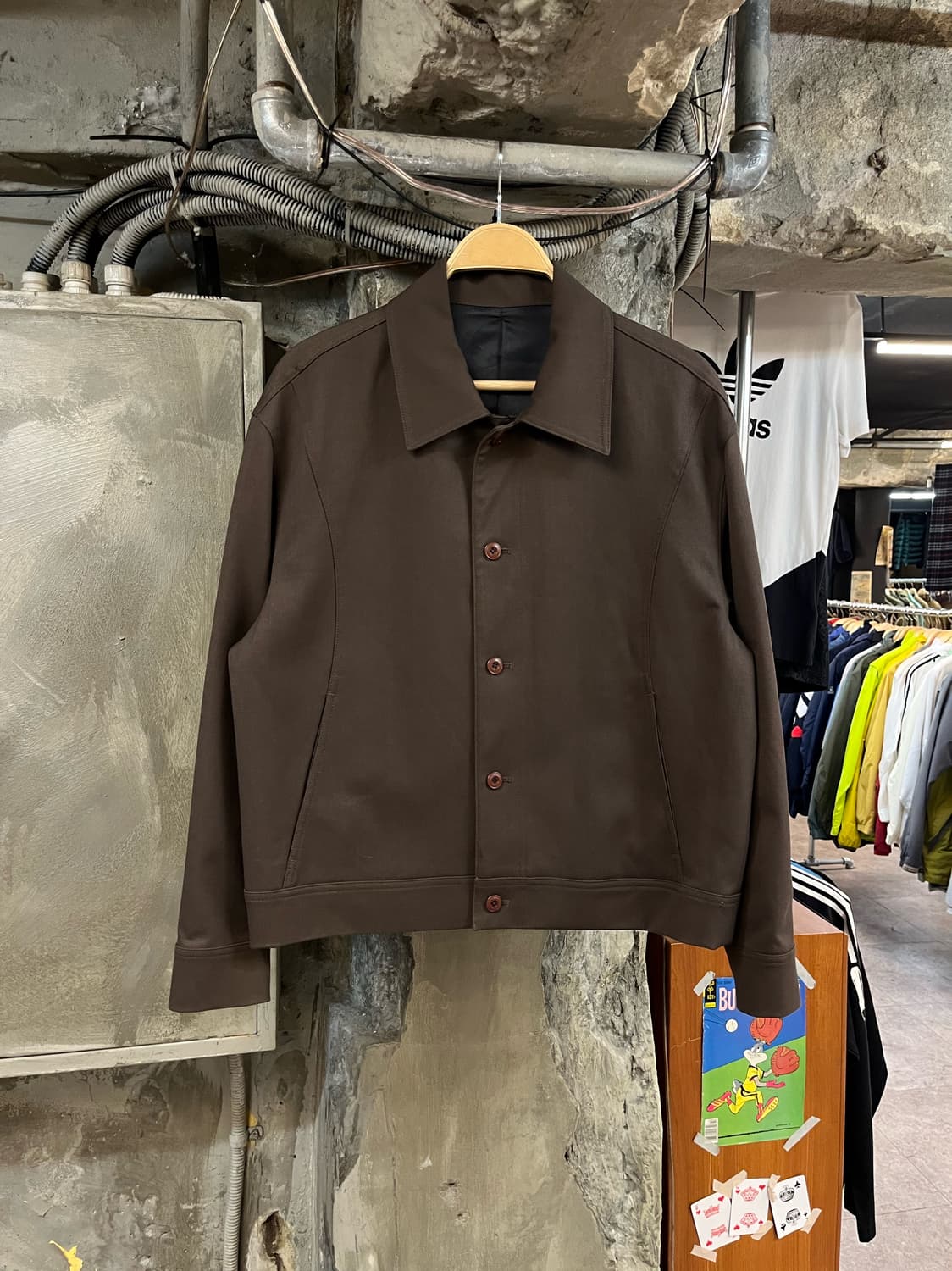 드로우핏 소프트 울 자켓 브라운 M #csz2466 상품이미지1