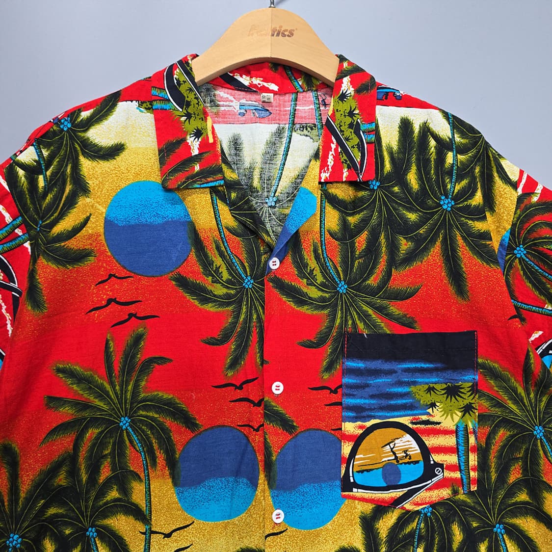 빈티지(VINTAGE) 하와이안 박시핏 반팔 셔츠 2XL 상품이미지2