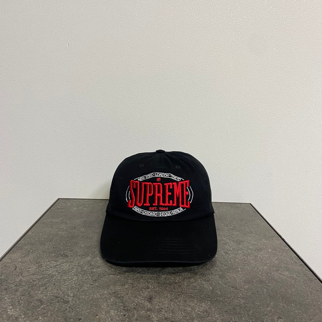 (OS) 슈프림 볼캡 모자 23FW 웜업 블랙 상품이미지1