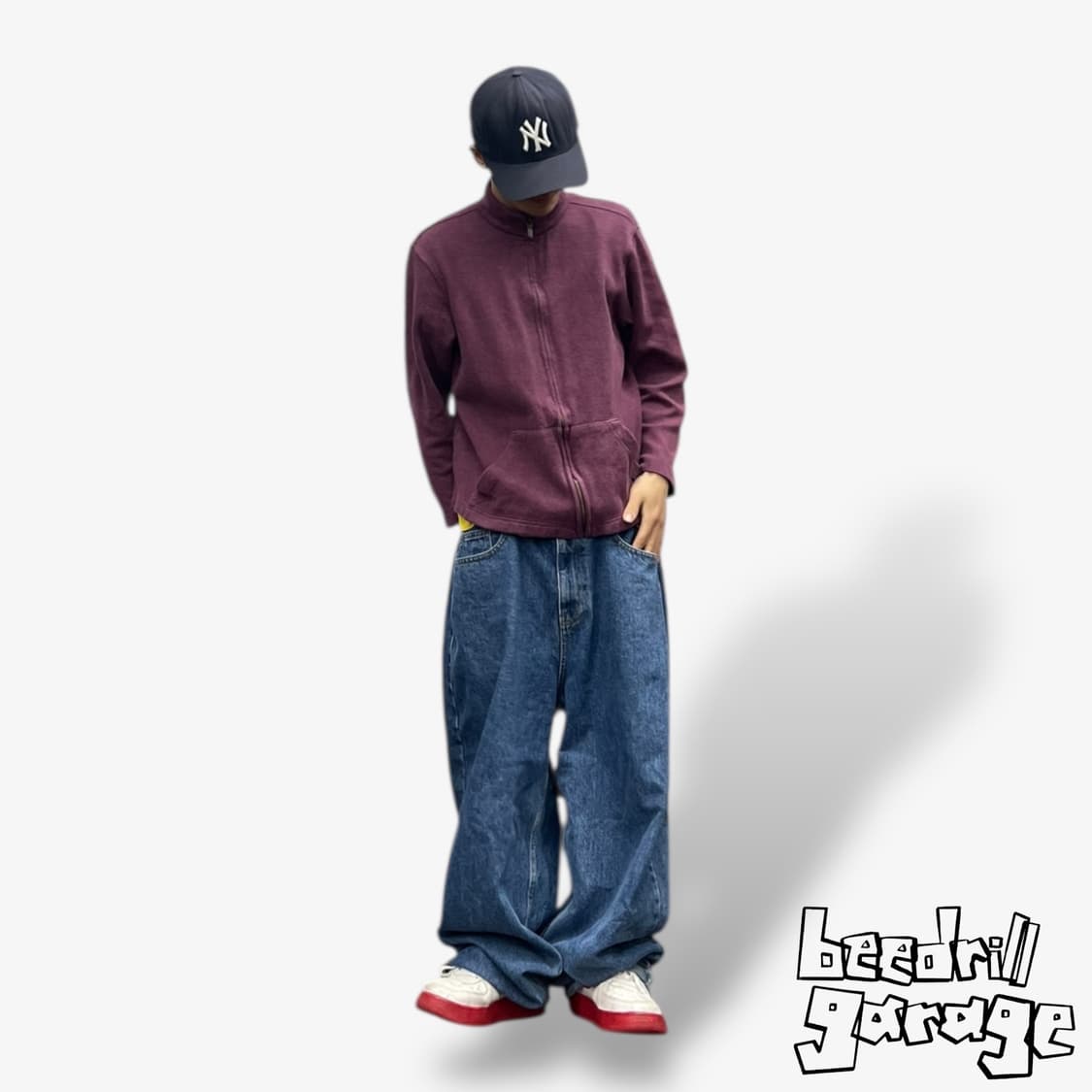 엘엘빈 라벤더 니트집업 상품이미지1