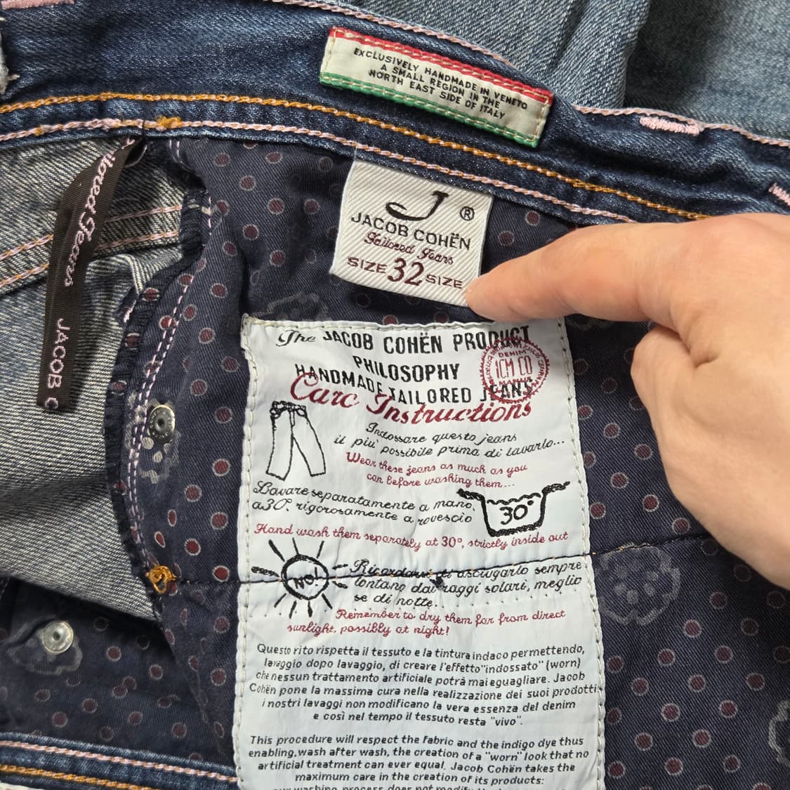 Jacob Cohen 야콥 코헨 620 리미티드 핸드메이드 데님 청바지 상품이미지4