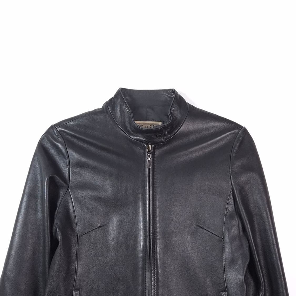 카시바디 천연 양가죽 싱글 하이넥 레더 자켓 55 상품이미지3