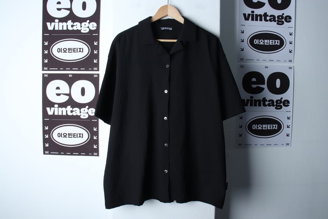 (XL-3XL) 마사트 반팔 카라 티셔츠 셔츠 남방 시어서커-H32363 상품이미지2