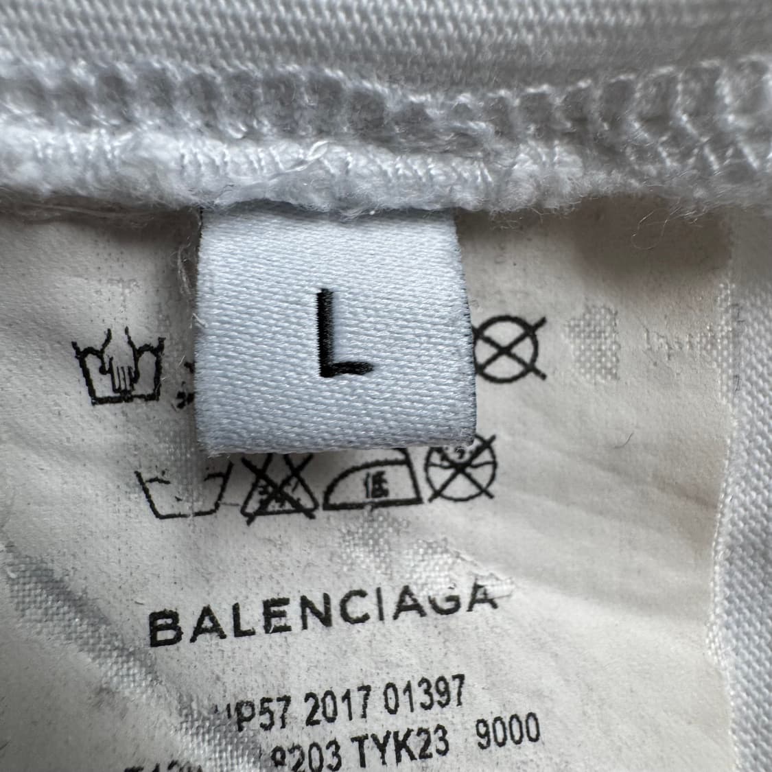 BALENCIAGA 일본빈티지 반팔 발렌시아가 반팔티 XXL 110 상품이미지6