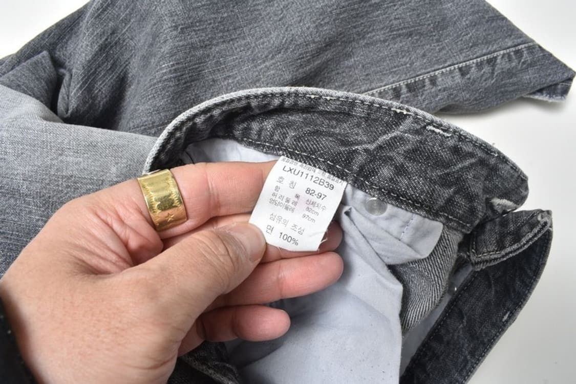 90S LEE 청바지 데님팬츠 흑청 82 N1090 상품이미지8