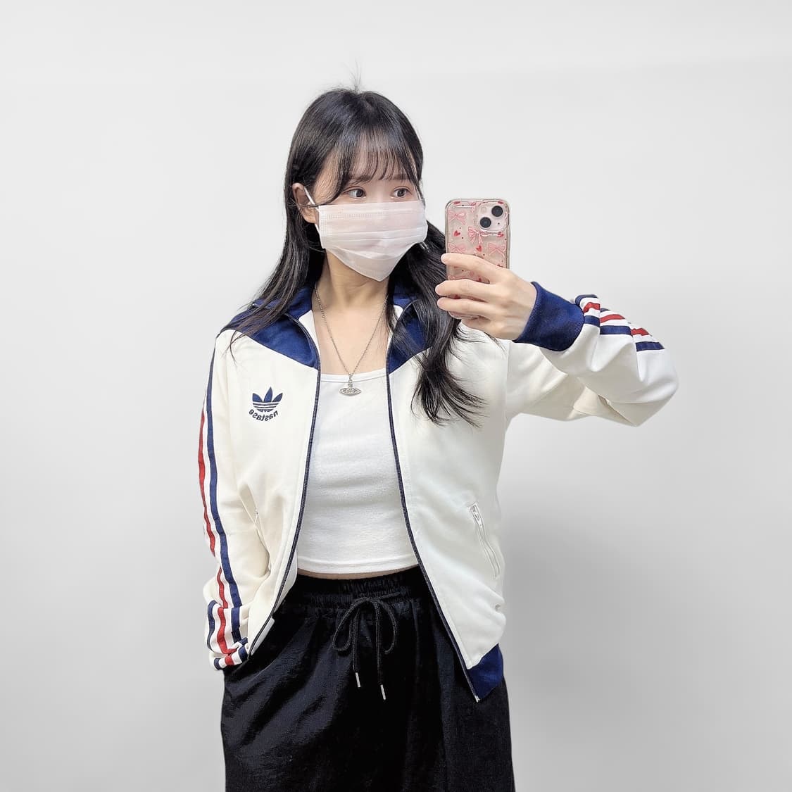 아디다스 나스타세 트랙탑 져지 화이트 상품이미지1