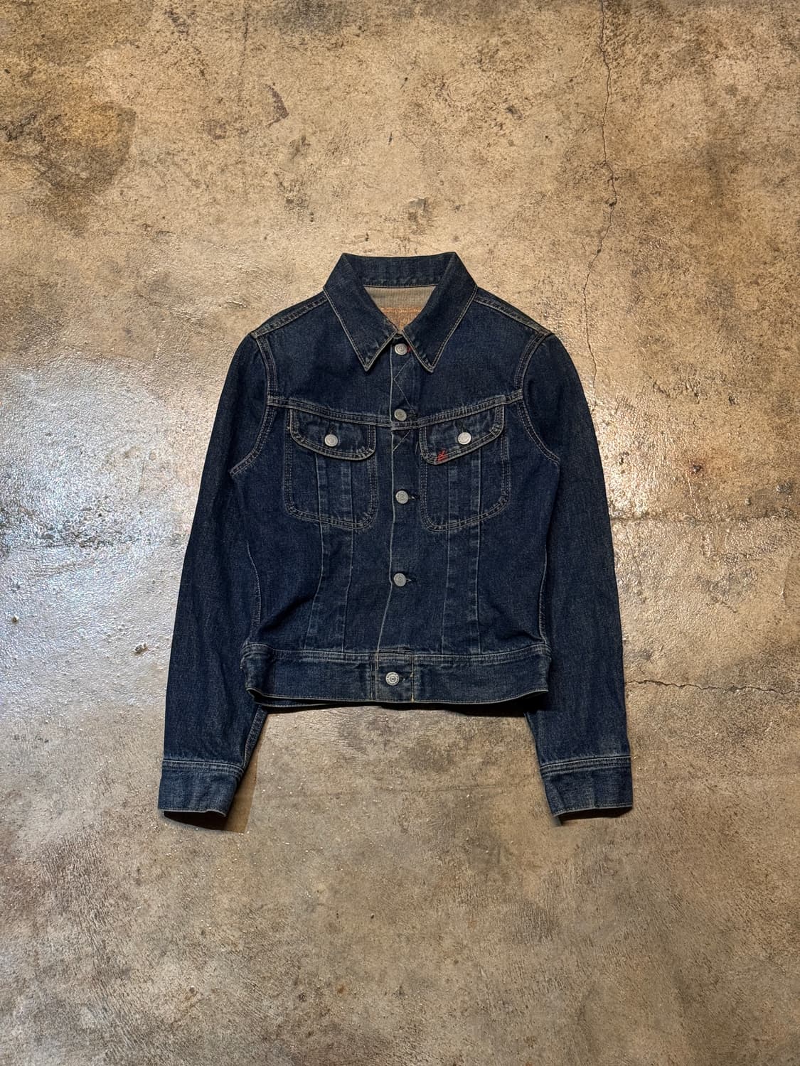 44-55 ) 45rpm Two Rooster Denim Jacket 상품이미지1