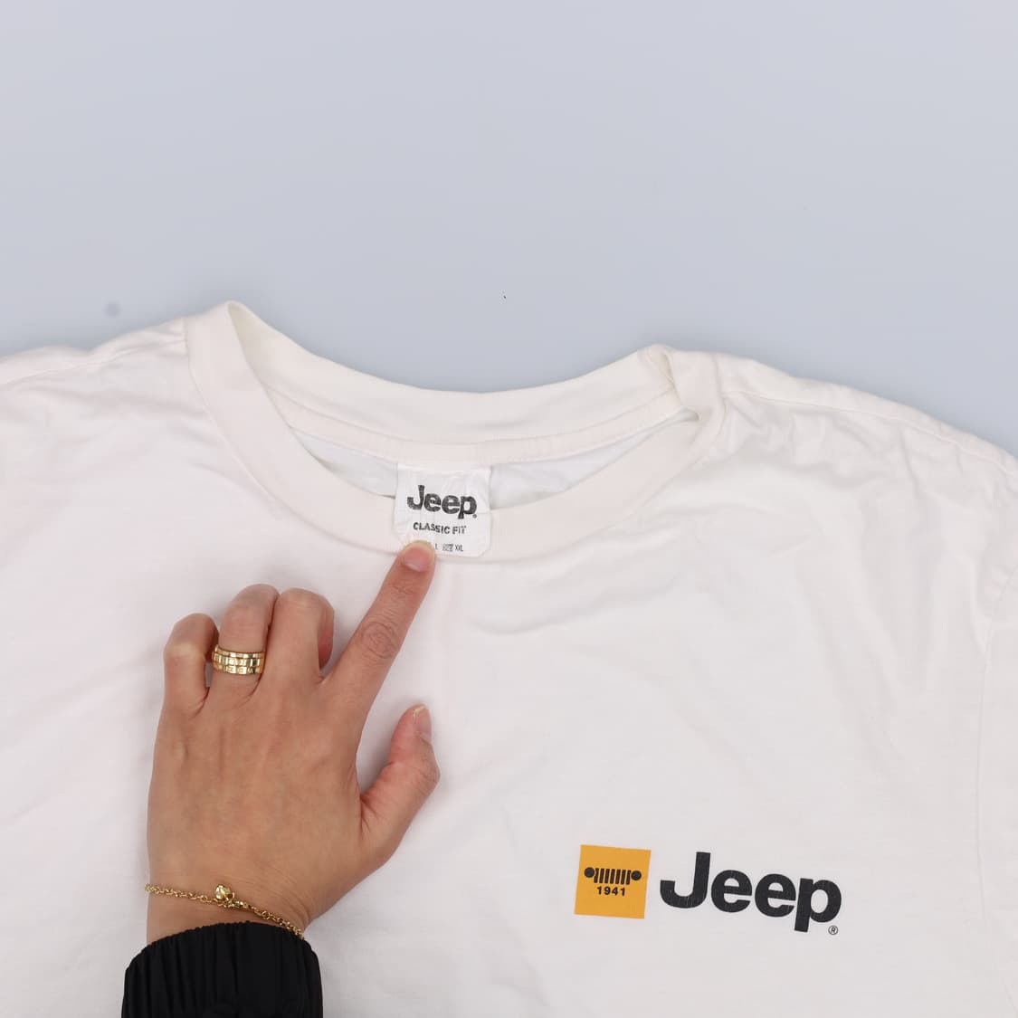 XL 지프 스몰로고 반팔티 0402H1 상품이미지3