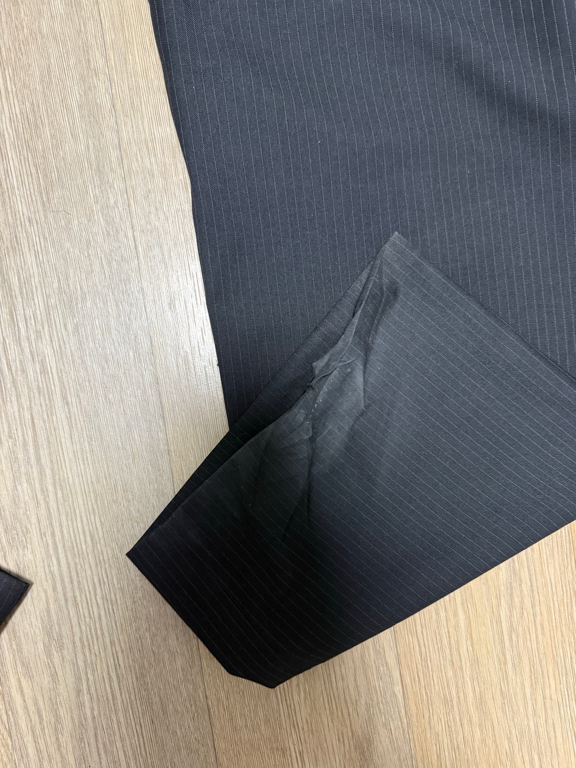 머듈 라운지 팬츠 스트라이프 블랙 3싸 상품이미지4