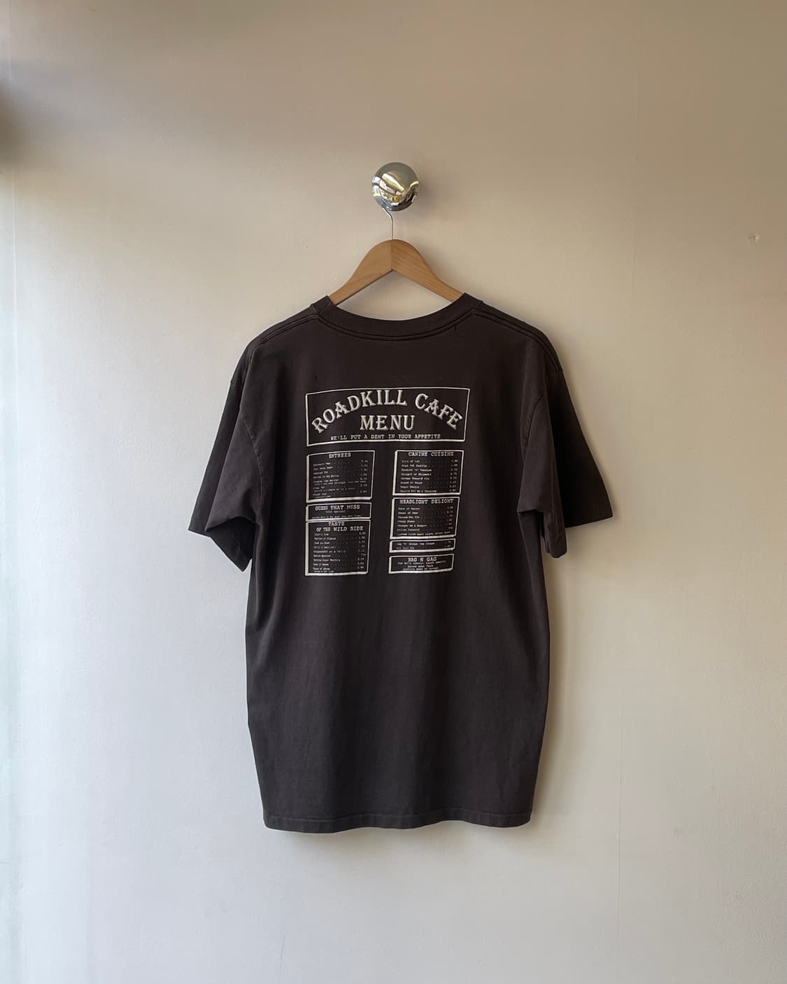 90‘s usa “Road Kill Cafe” Faded T-shirt  상품이미지2