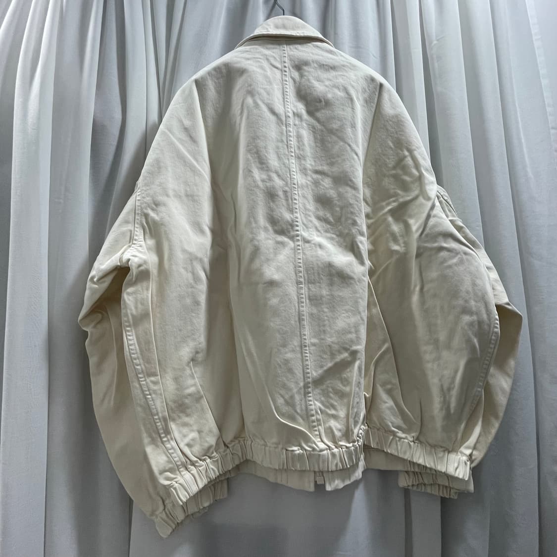 유니클로U/ 집업 블루종 오프화이트/ XXL 상품이미지6