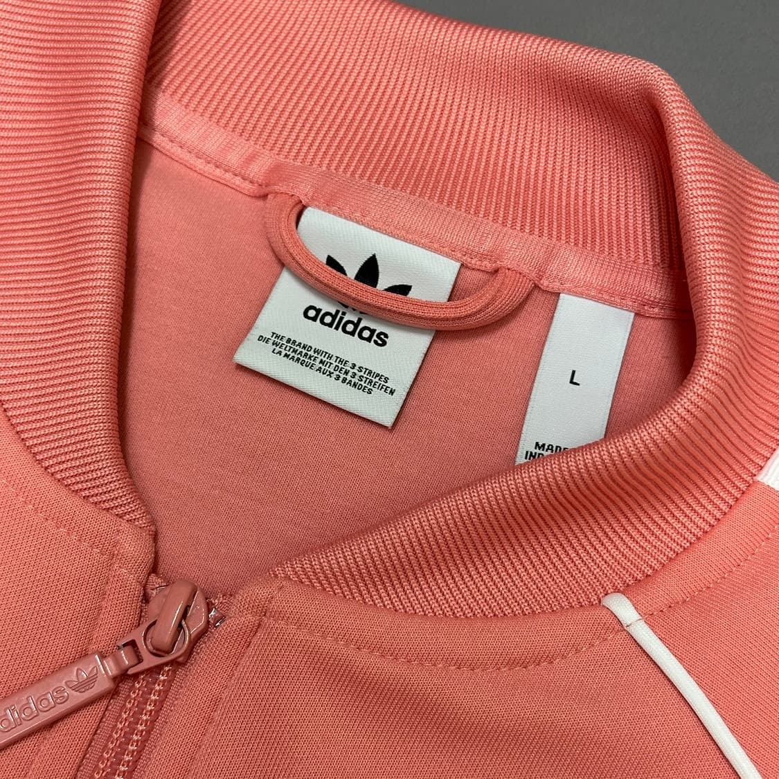 아디다스 신형 슈퍼스타 핑크 빈티지 져지 L 상품이미지7