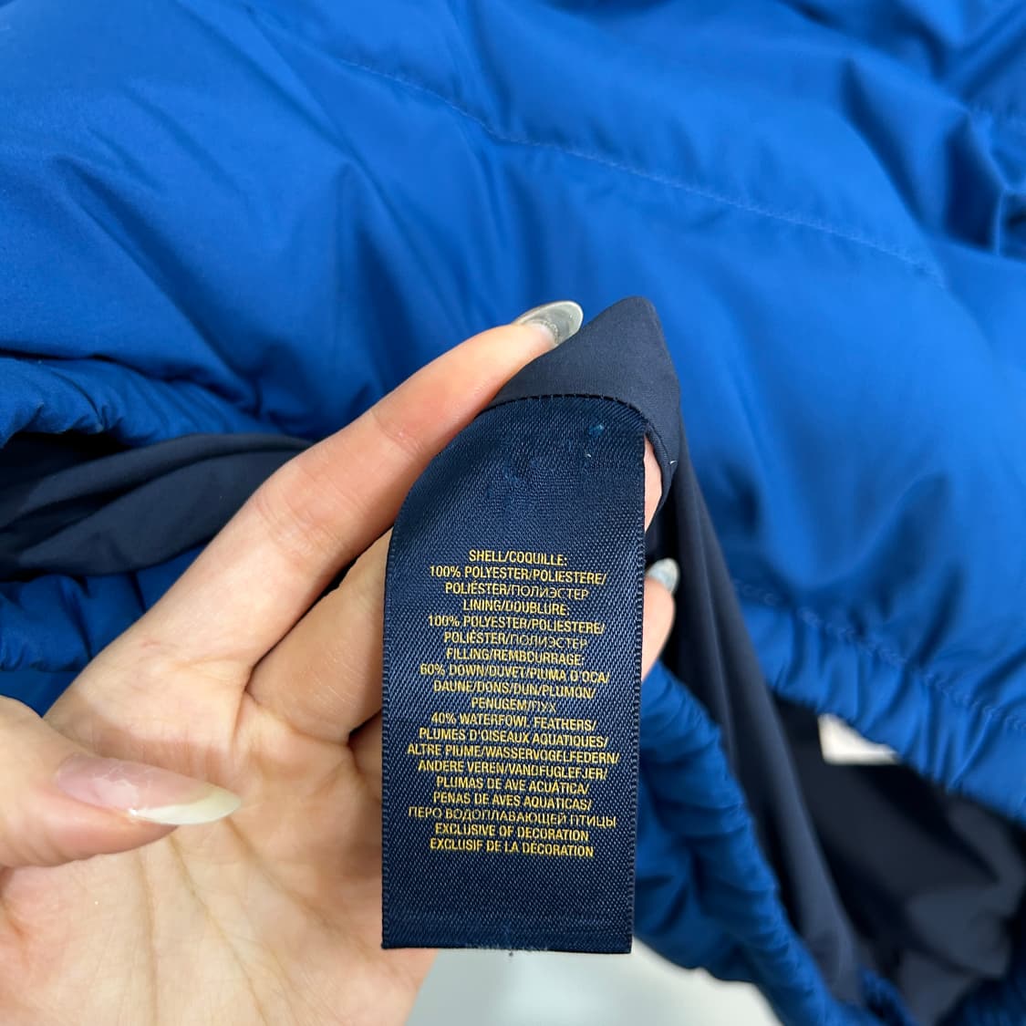 폴로 랄프로렌 키즈 오리털 패딩 10-12 상품이미지4