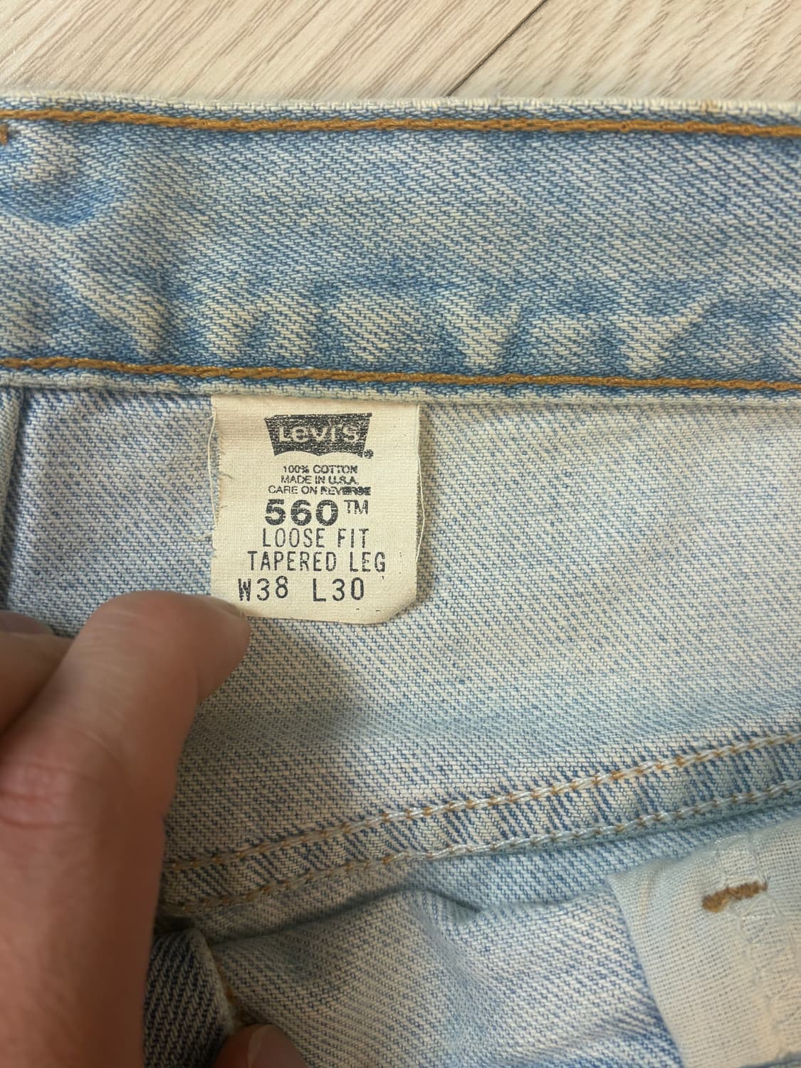 90s Levis 560 made in usa 상품이미지2