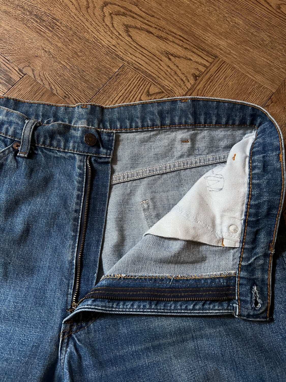 [36]80's 리바이스 517 오렌지탭 Made in USA 플레어진 상품이미지3