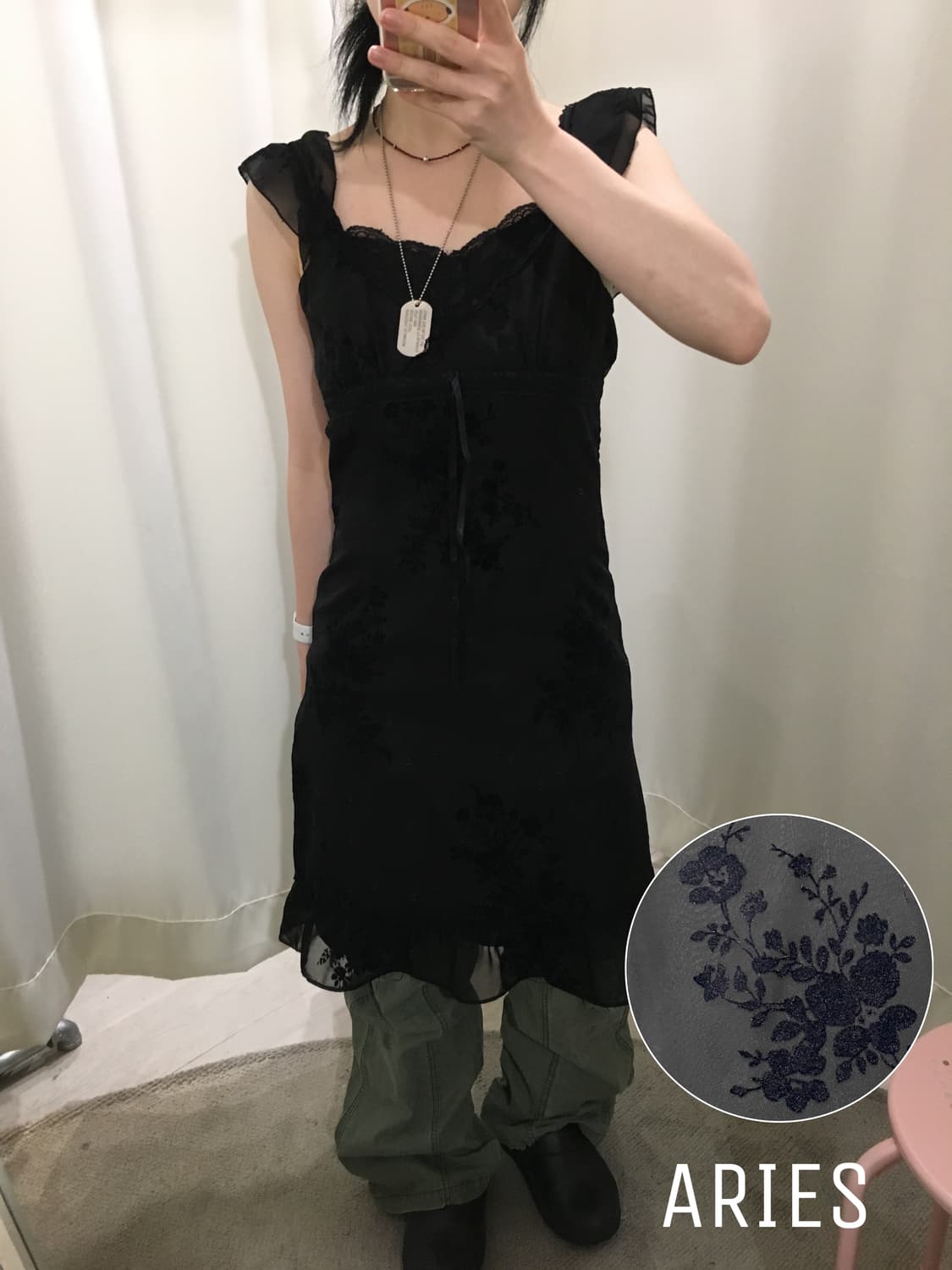 ARIES flower onepiece 상품이미지1