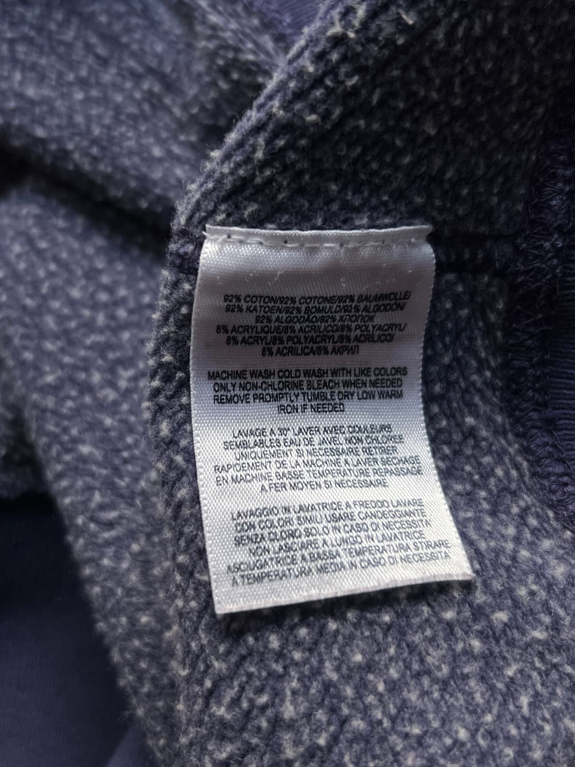 [L]RRL 더블알엘 빈티지 프린팅 애프터 후드 티셔츠 상품이미지7