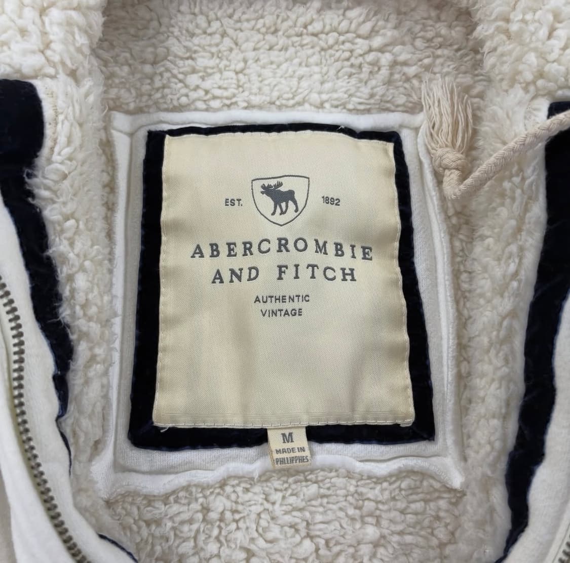 아베크롬비 양털 후드집업 상품이미지2