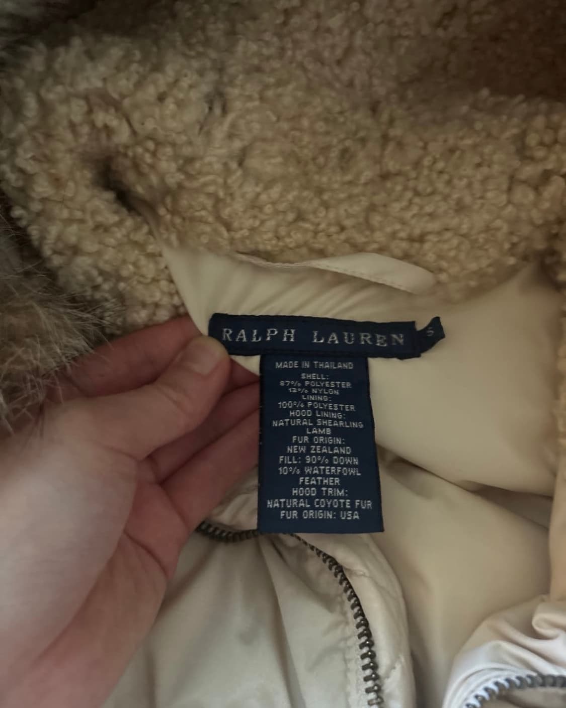 폴로 퍼 후드 숏패딩 상품이미지2