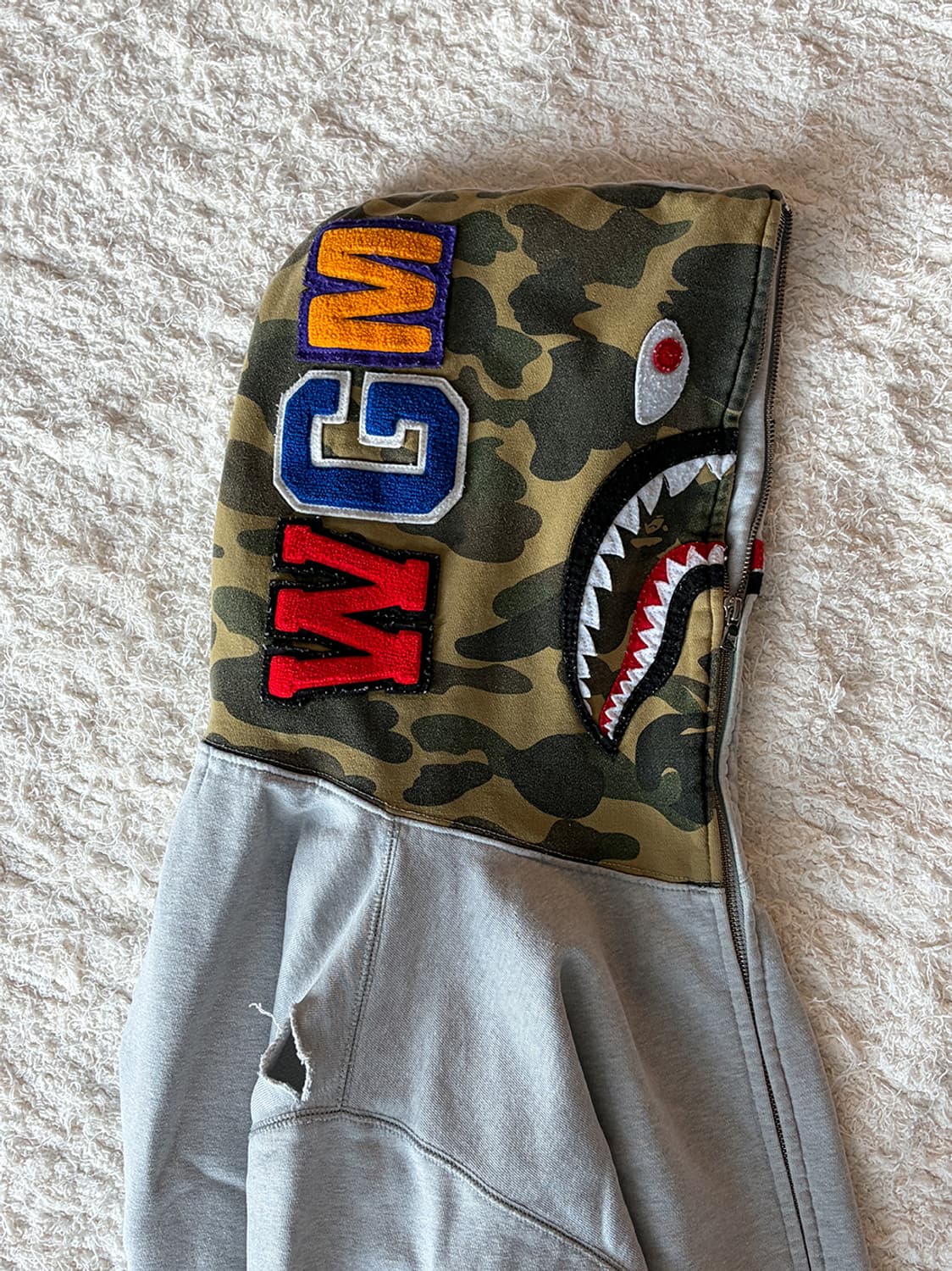 Bape 베이프 샤크 후드 집업 상품이미지7