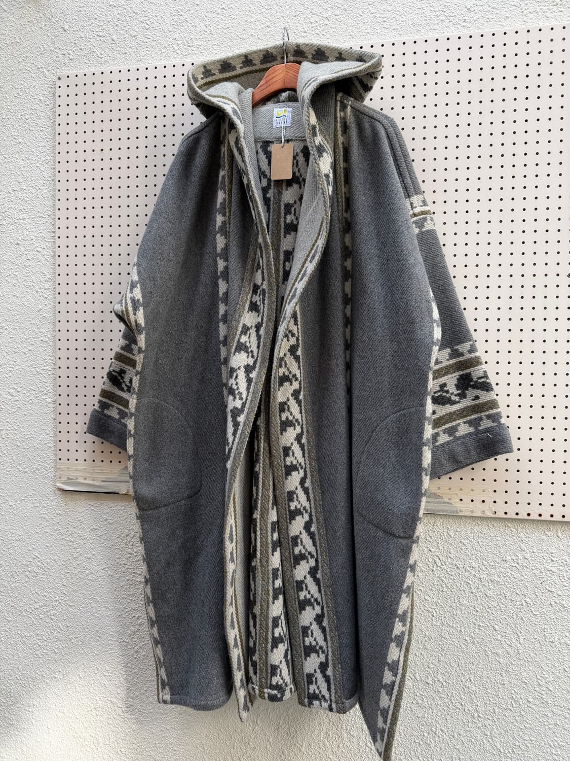 HIROKO KOSHINO ETNIC AZTEC WOOL 울코트 상품이미지5