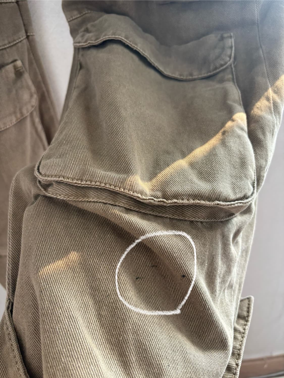 Beige double bold pocket strap cargo pt 상품이미지4