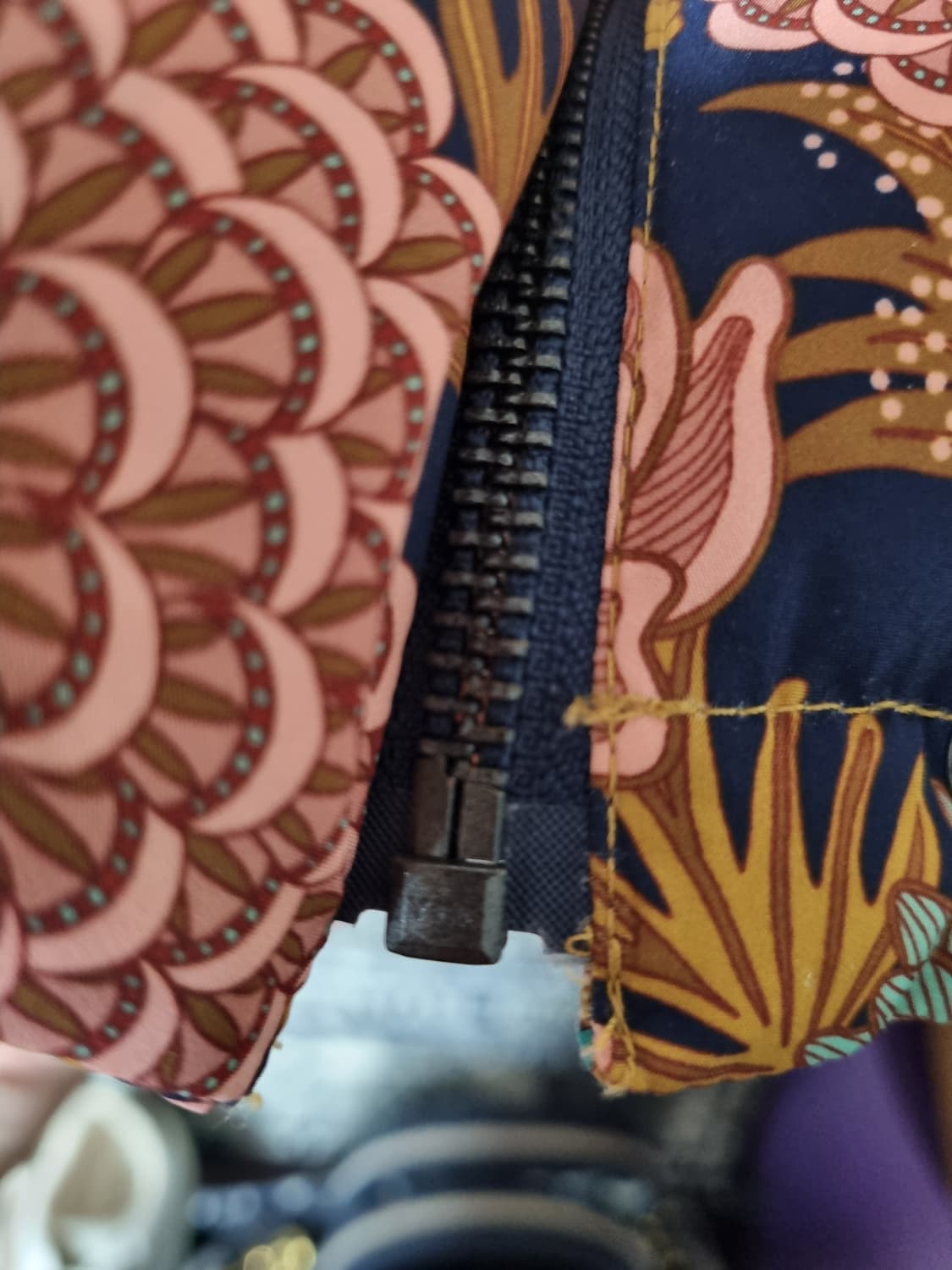 정품) 오일릴리 플라워 프린트 패딩  상품이미지6