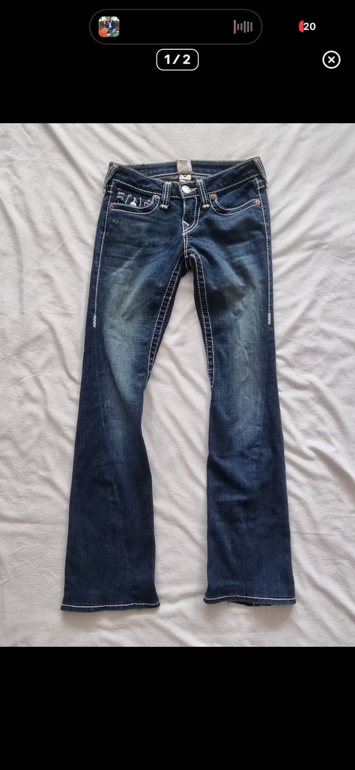 트루릴리전 부츠컷 팬츠 상품이미지1