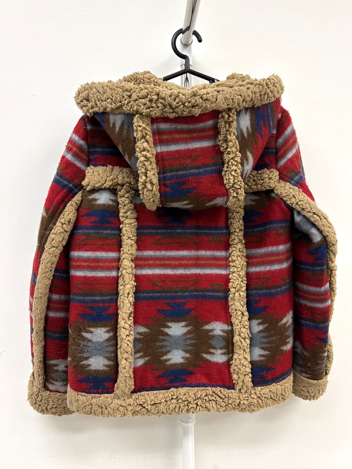 빈티지 노르딕 히피 더플 자켓 무스탕 상품이미지9