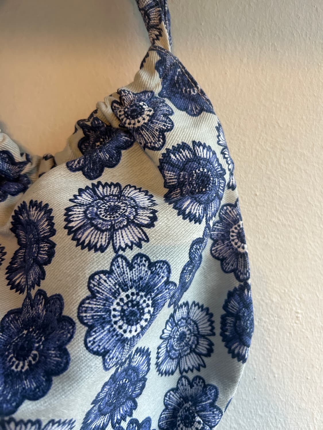 파란꽃 핸드백  상품이미지3