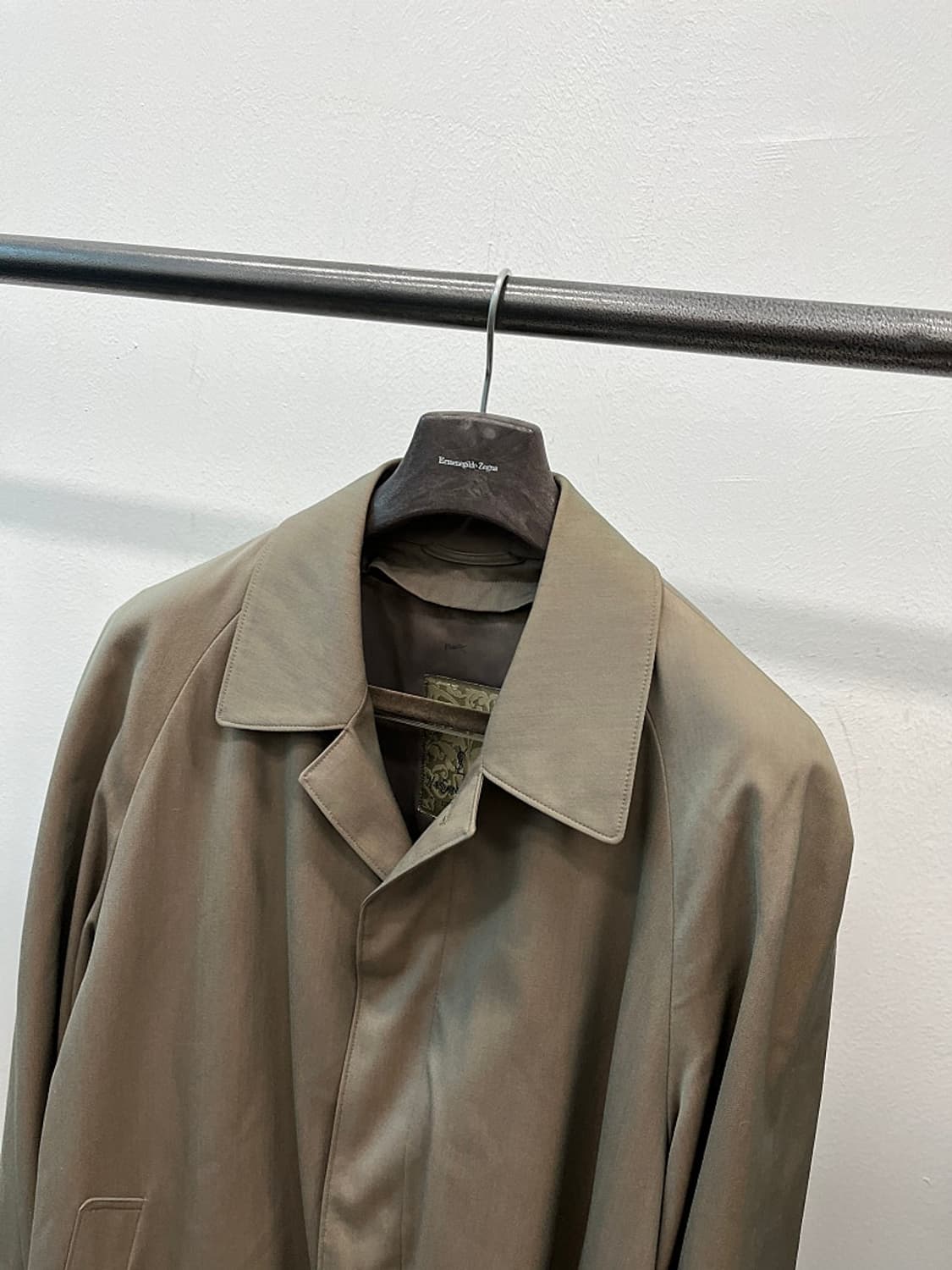 110) 입생로랑 캐시미어 내피 롱코트  상품이미지2